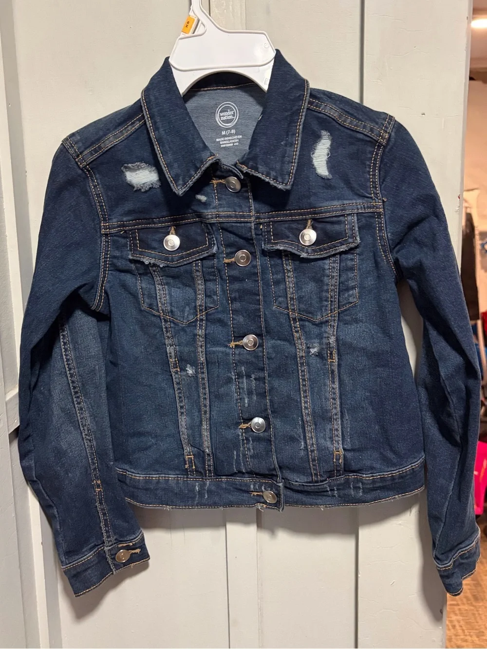 Kids wonder nation Jean jacket size M